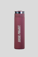 450ML INFUSER BOTTLE - BURGUNDY RED