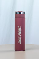 450ML INFUSER BOTTLE - BURGUNDY RED