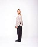 SP SPORTS CREW - GREIGE